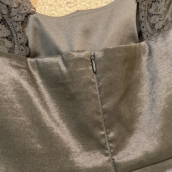 Cache taffeta peplum lace dress size 2 - Picture 6 of 12